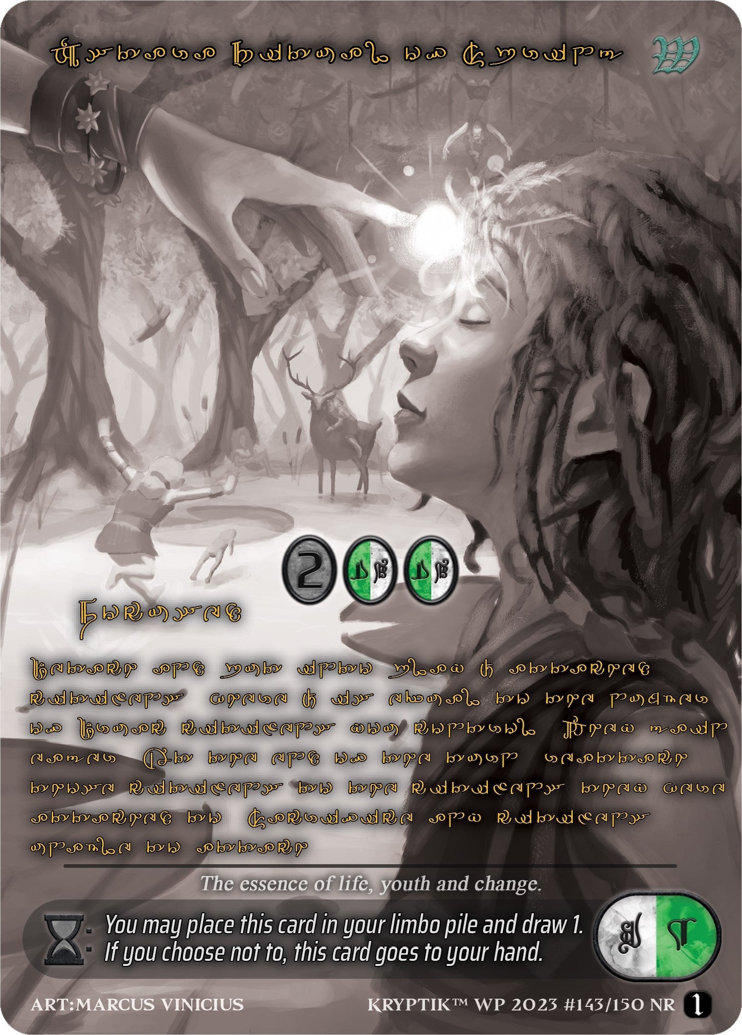 Ostara Ritual of Spring (Gold Kryptik Language) (143) [KPTGC] - Kryptik TCG Single