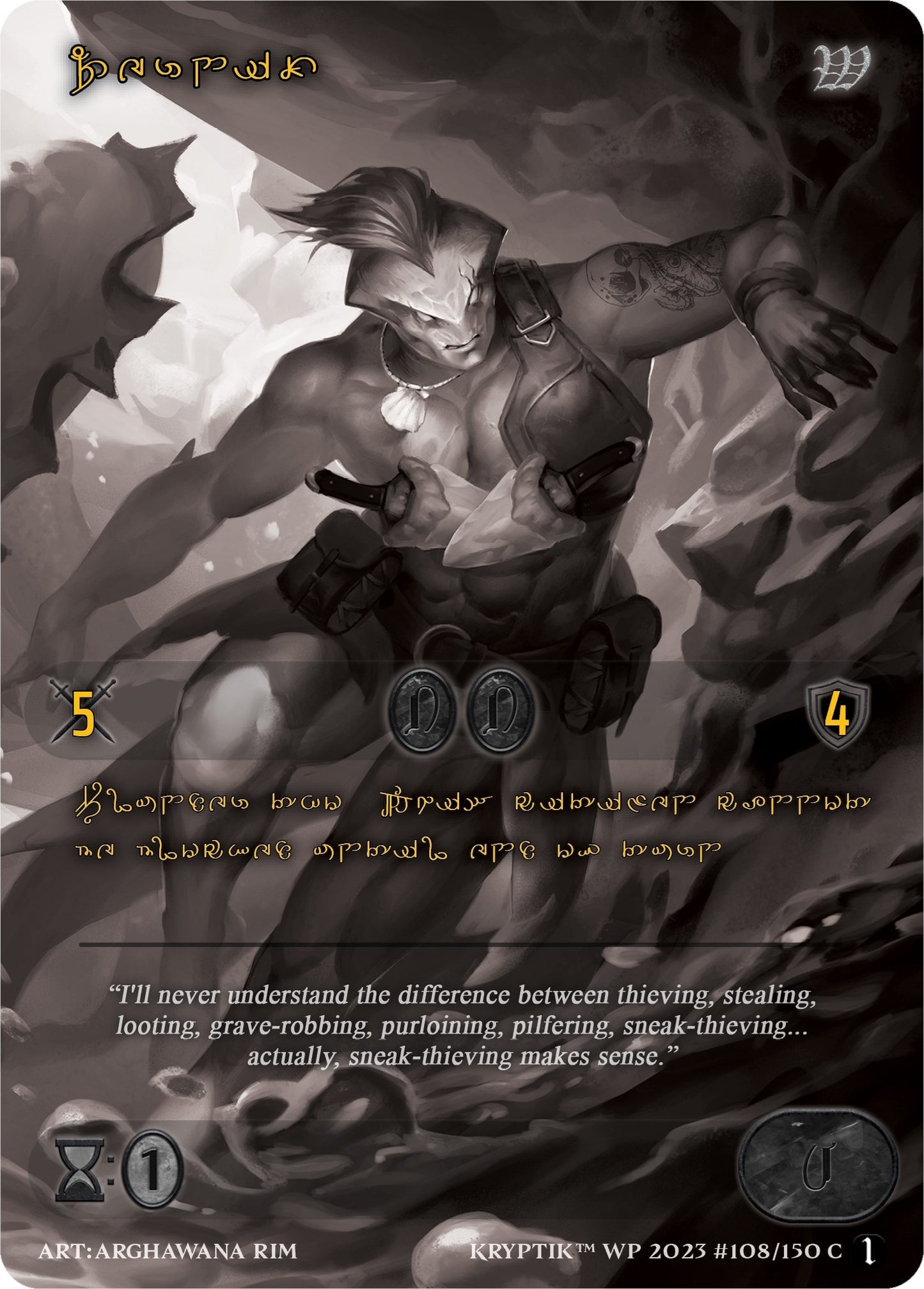 Zernix (Gold Kryptik Language) (108) [KPTGC] - Kryptik TCG Single