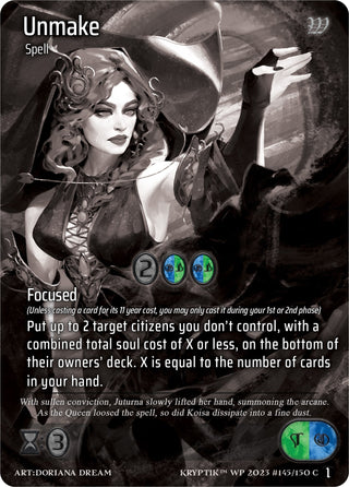 Unmake (145) [KPTGC] - Kryptik TCG Single