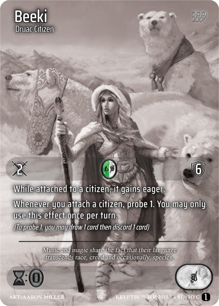 Beeki (81) [KPTGC] - Kryptik TCG Single