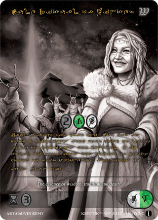 Yule Ritual of Winter (Gold Kryptik Language) (146) [KPTGC] - Kryptik TCG Single