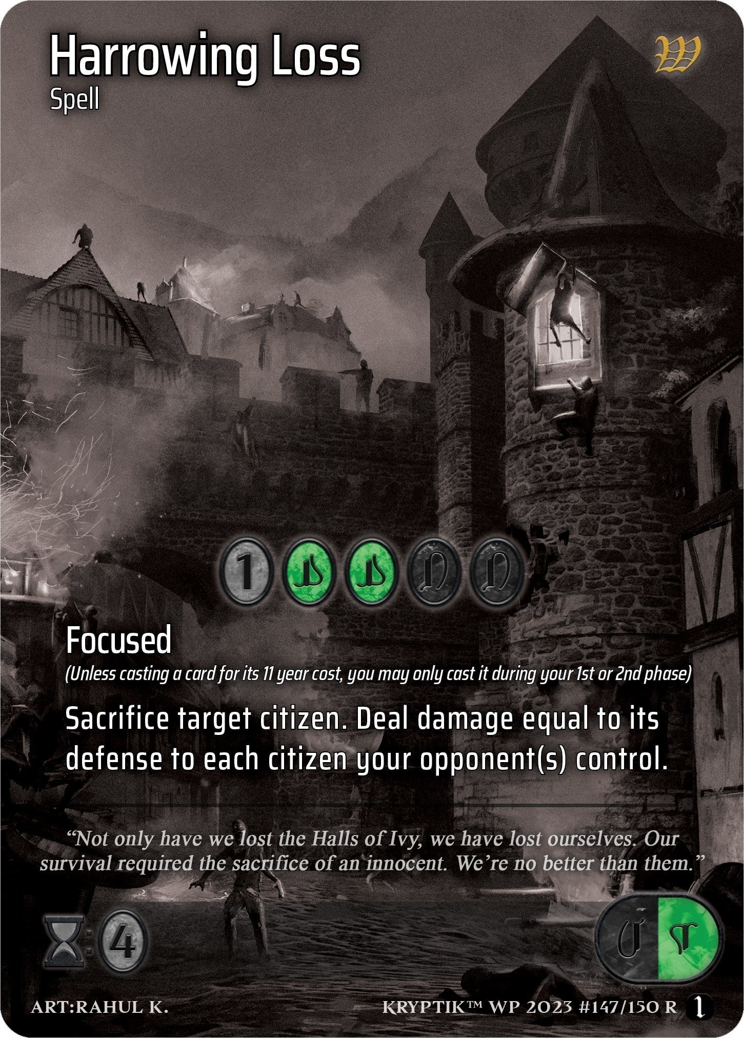 Harrowing Loss (147) [KPTGC] - Kryptik TCG Single