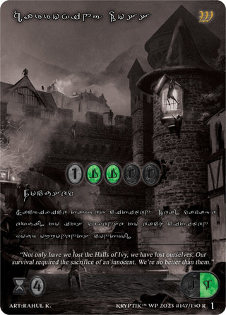 Harrowing Loss (Silver Kryptik Language) (147) [KPTGC] - Kryptik TCG Single