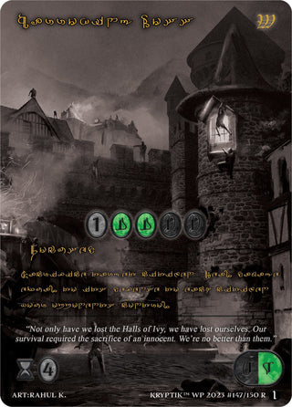 Harrowing Loss (Gold Kryptik Language) (147) [KPTGC] - Kryptik TCG Single