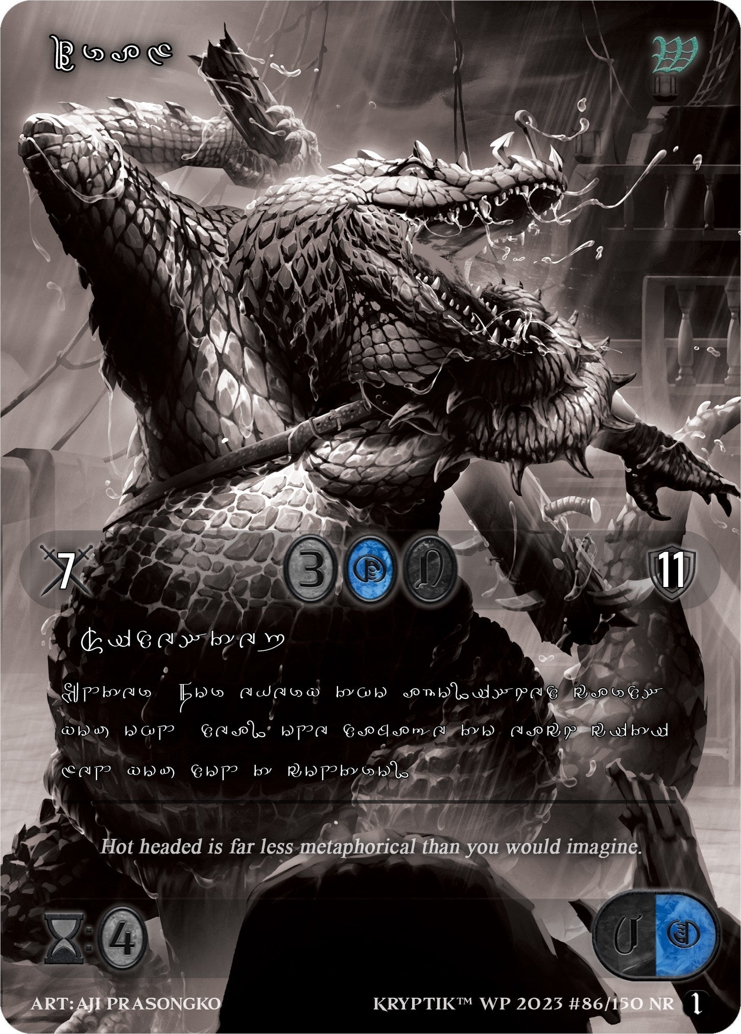 Iraz (Silver Kryptik Language) (86) [KPTGC] - Kryptik TCG Single