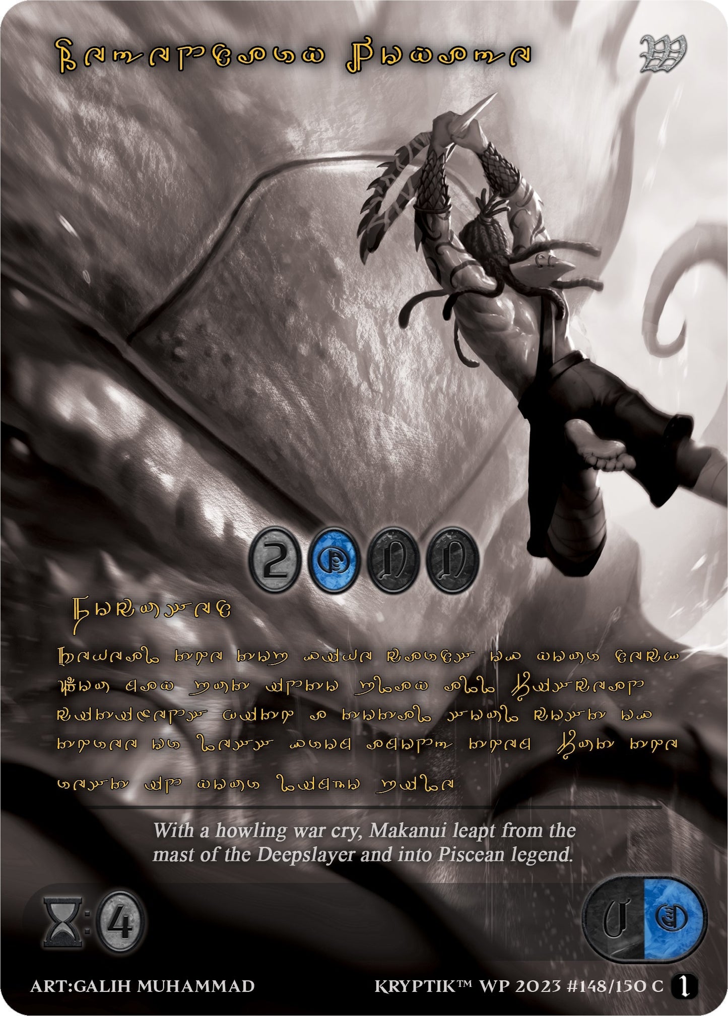 Legendary Voyage (Gold Kryptik Language) (148) [KPTGC] - Kryptik TCG Single
