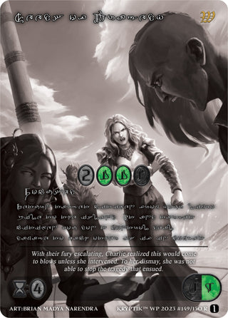 Seeds of Tragedy (Silver Kryptik Language) (149) [KPTGC] - Kryptik TCG Single