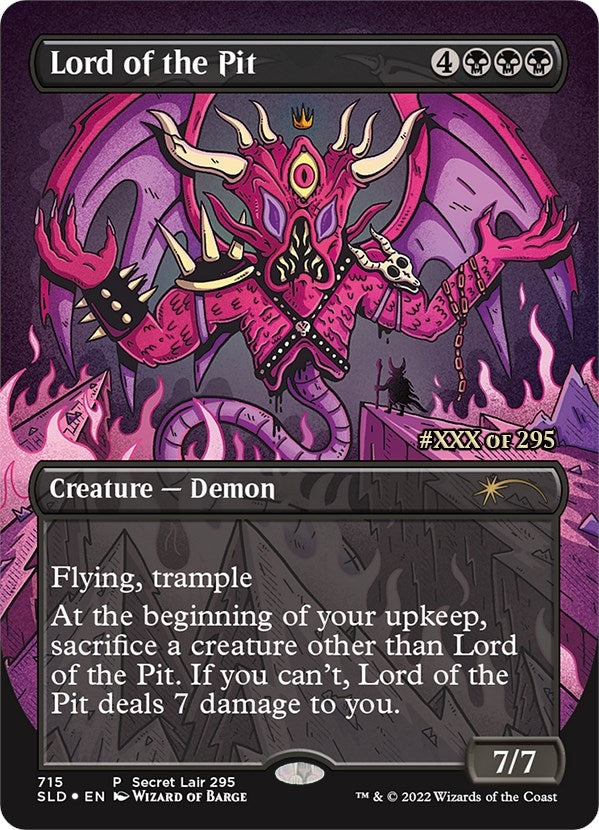 Lord of the Pit (Serial Numbered) (715) [SLD] - MTG Single