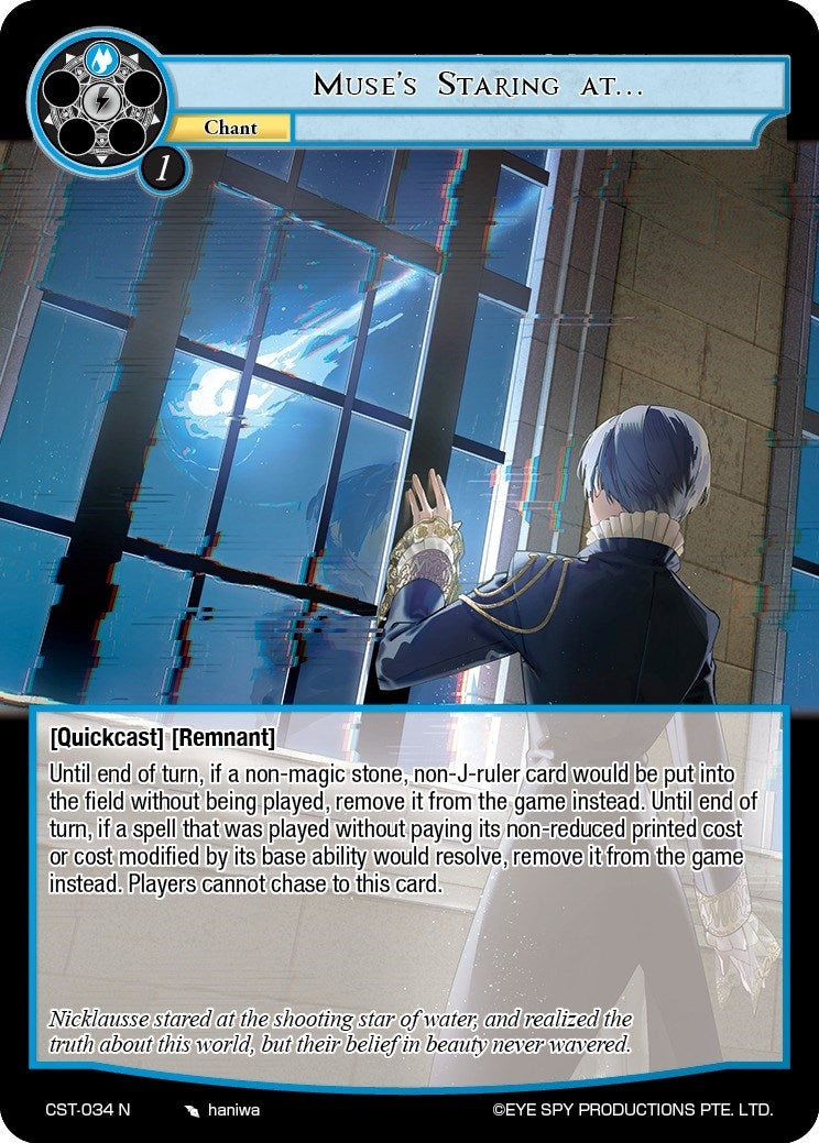 Muse’s Staring At... (34) [CST] - Force of Will Single