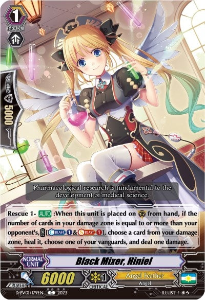 Black Mixer Hiniel (1179) [D-PV01] - Cardfight Vanguard Single