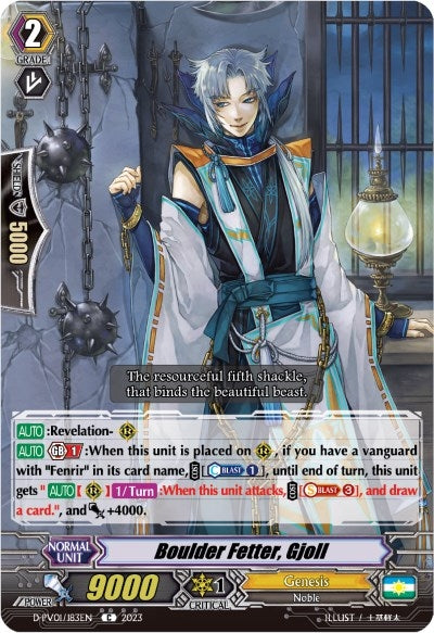 Boulder Fetter Gjoll (1183) [D-PV01] - Cardfight Vanguard Single