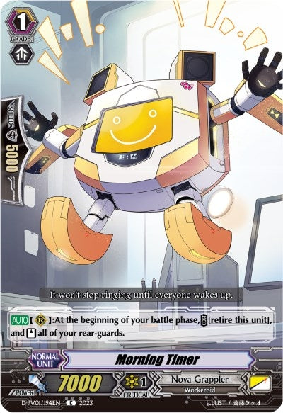 Morning Timer (1194) [D-PV01] - Cardfight Vanguard Single