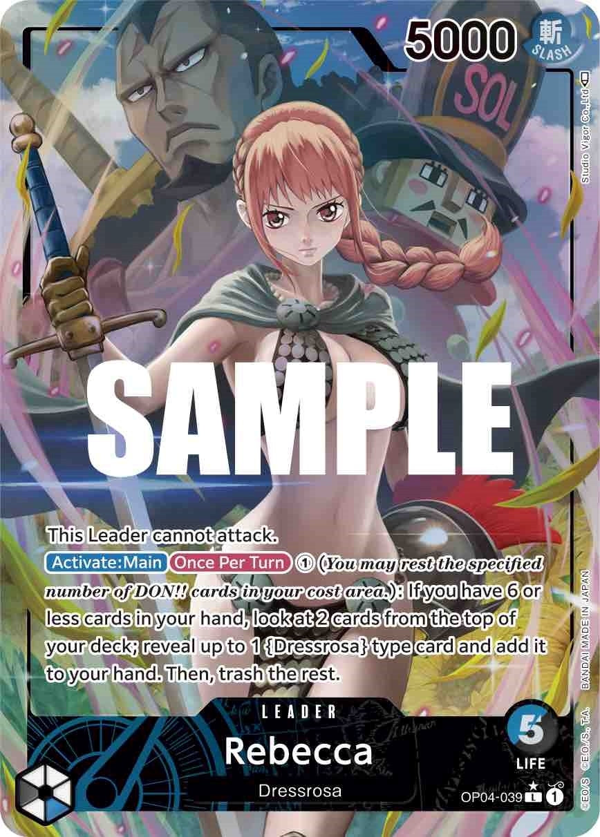 Rebecca (039) (Alternate Art) (4039) (OP04) - One Piece Card Game Single