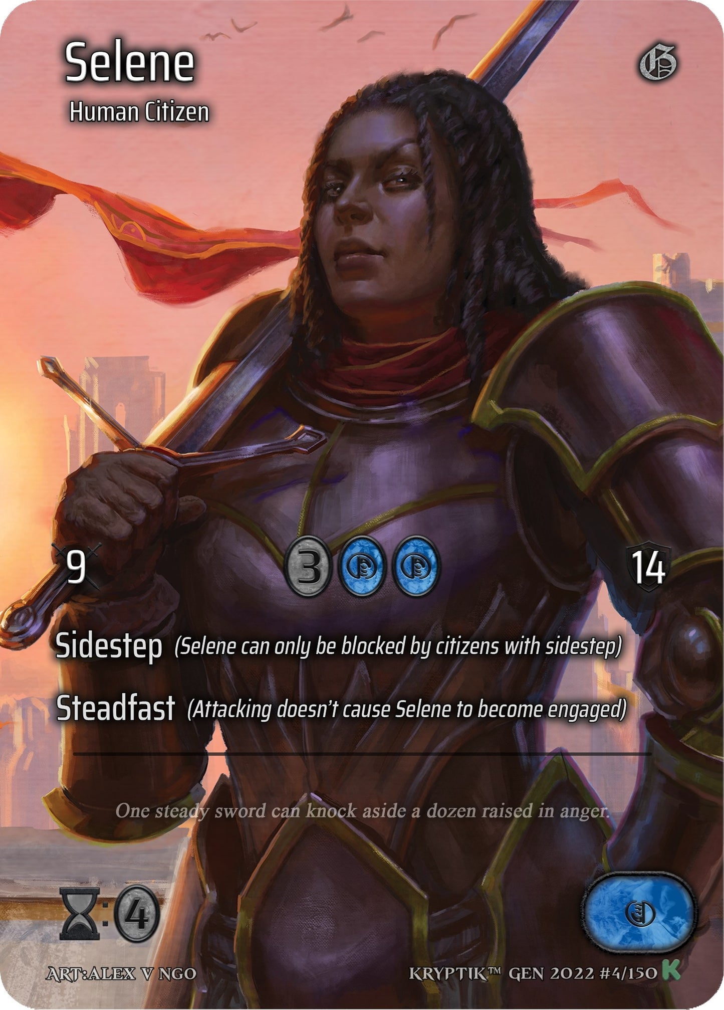 Selene (Full Art) (4) [KPT] - Kryptik TCG Single