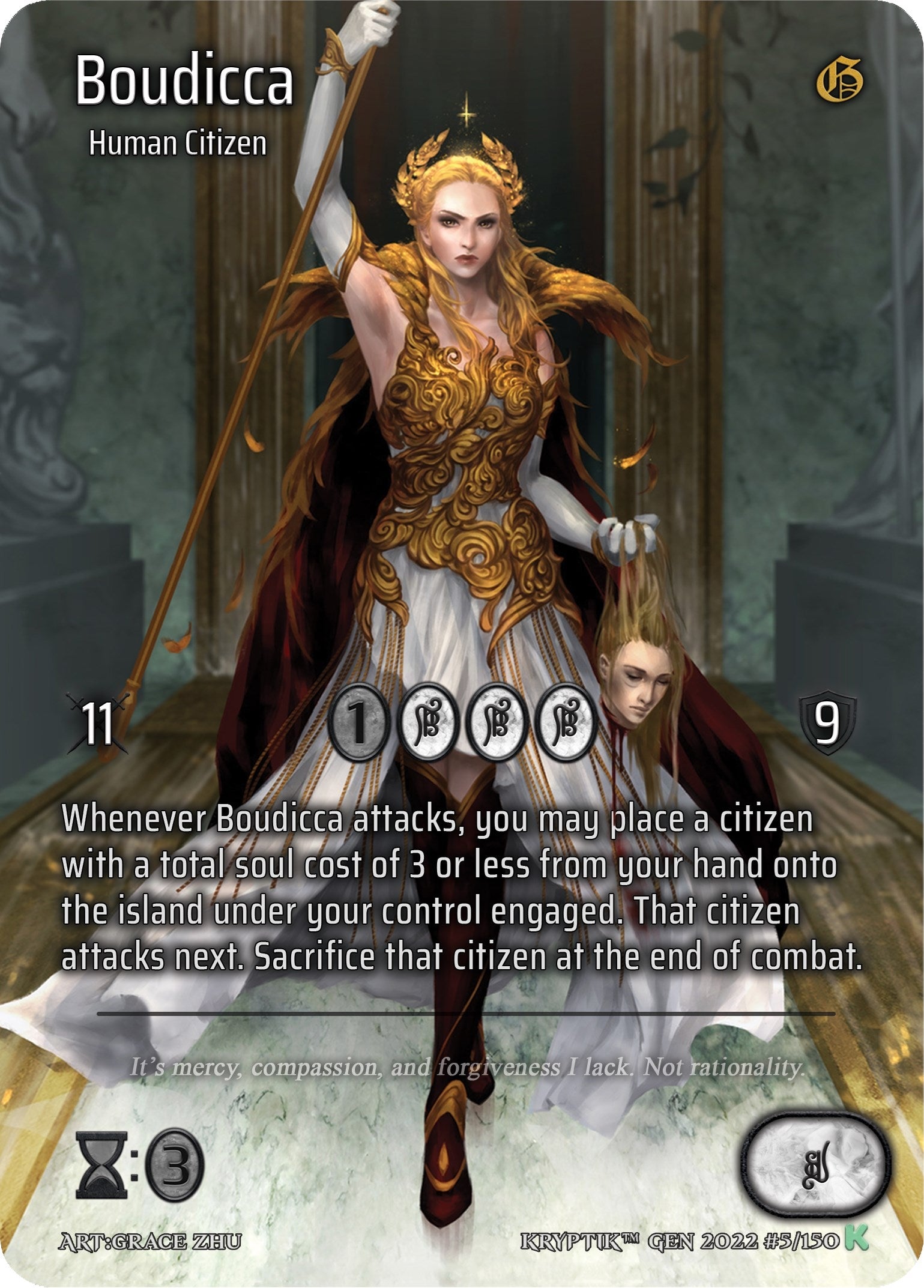 Boudicca (Full Art) (5) [KPT] - Kryptik TCG Single
