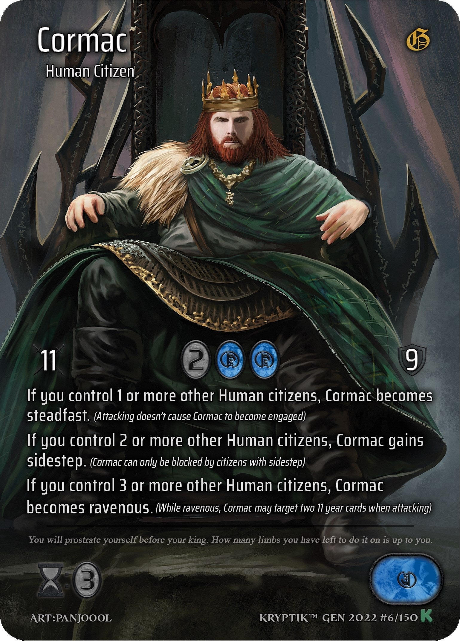 Cormac (Full Art) (6) [KPT] - Kryptik TCG Single