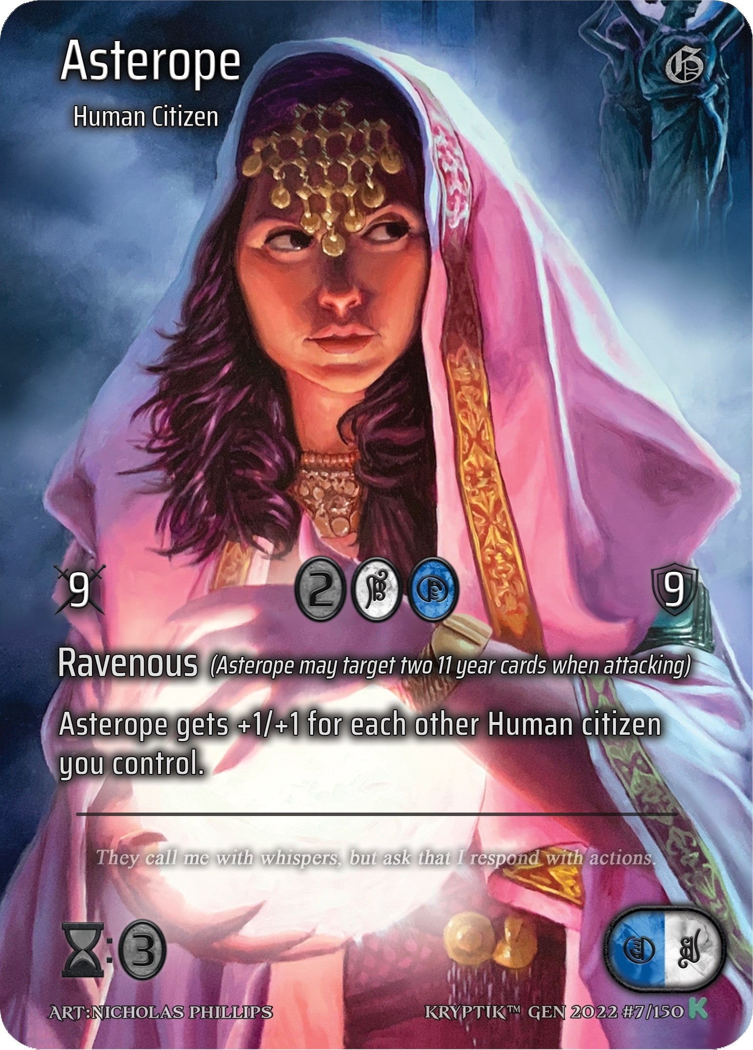 Asterope (Full Art) (7) [KPT] - Kryptik TCG Single
