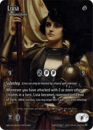 Livia (Full Art) (8) [KPT] - Kryptik TCG Single