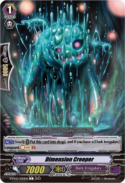 Dimension Creeper (1200) [D-PV01] - Cardfight Vanguard Single