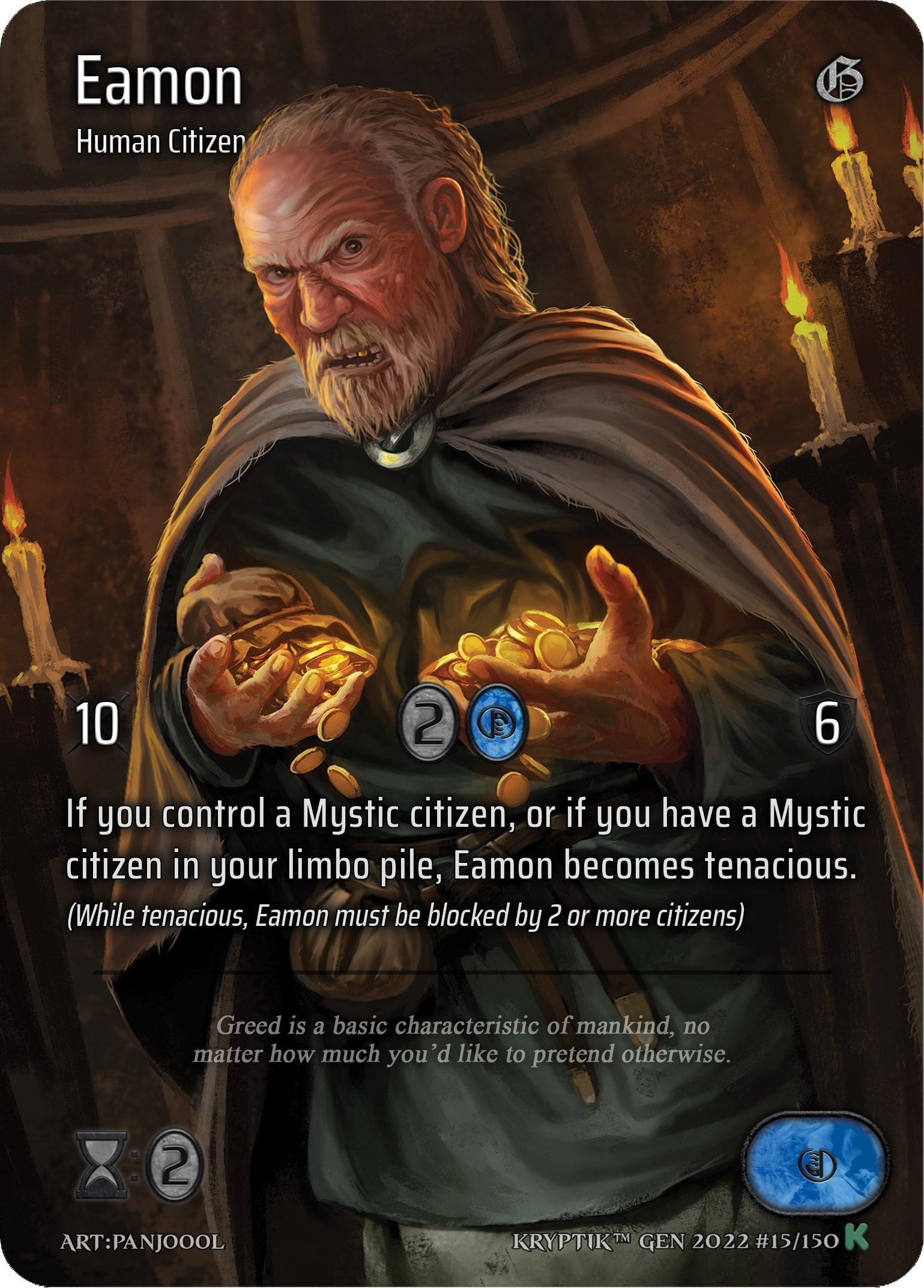Eamon (Full Art) (15) [KPT] - Kryptik TCG Single