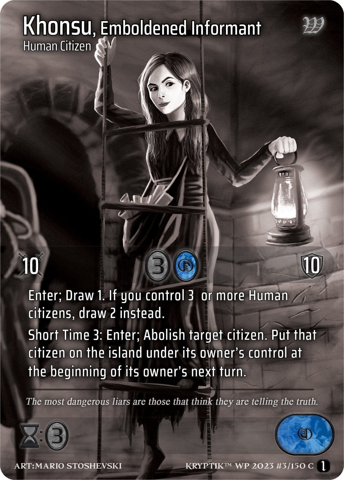 Khonsu Emboldened Informant (Cosmo Foil) (3) [KPTGC] - Kryptik TCG Single