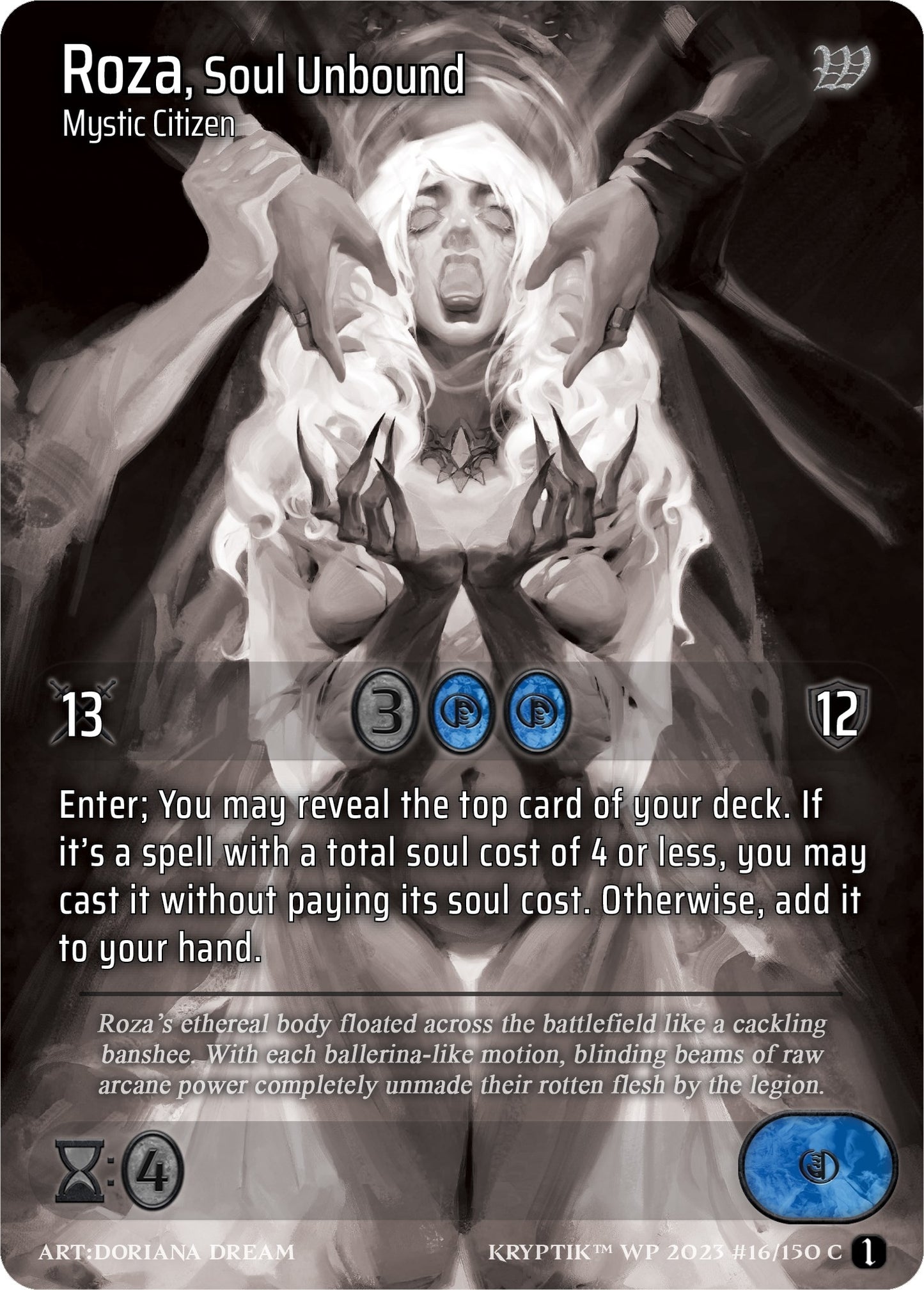 Roza Soul Unbound (Cosmo Foil) (16) [KPTGC] - Kryptik TCG Single
