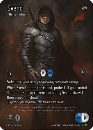 Svend (Full Art) (20) [KPT] - Kryptik TCG Single
