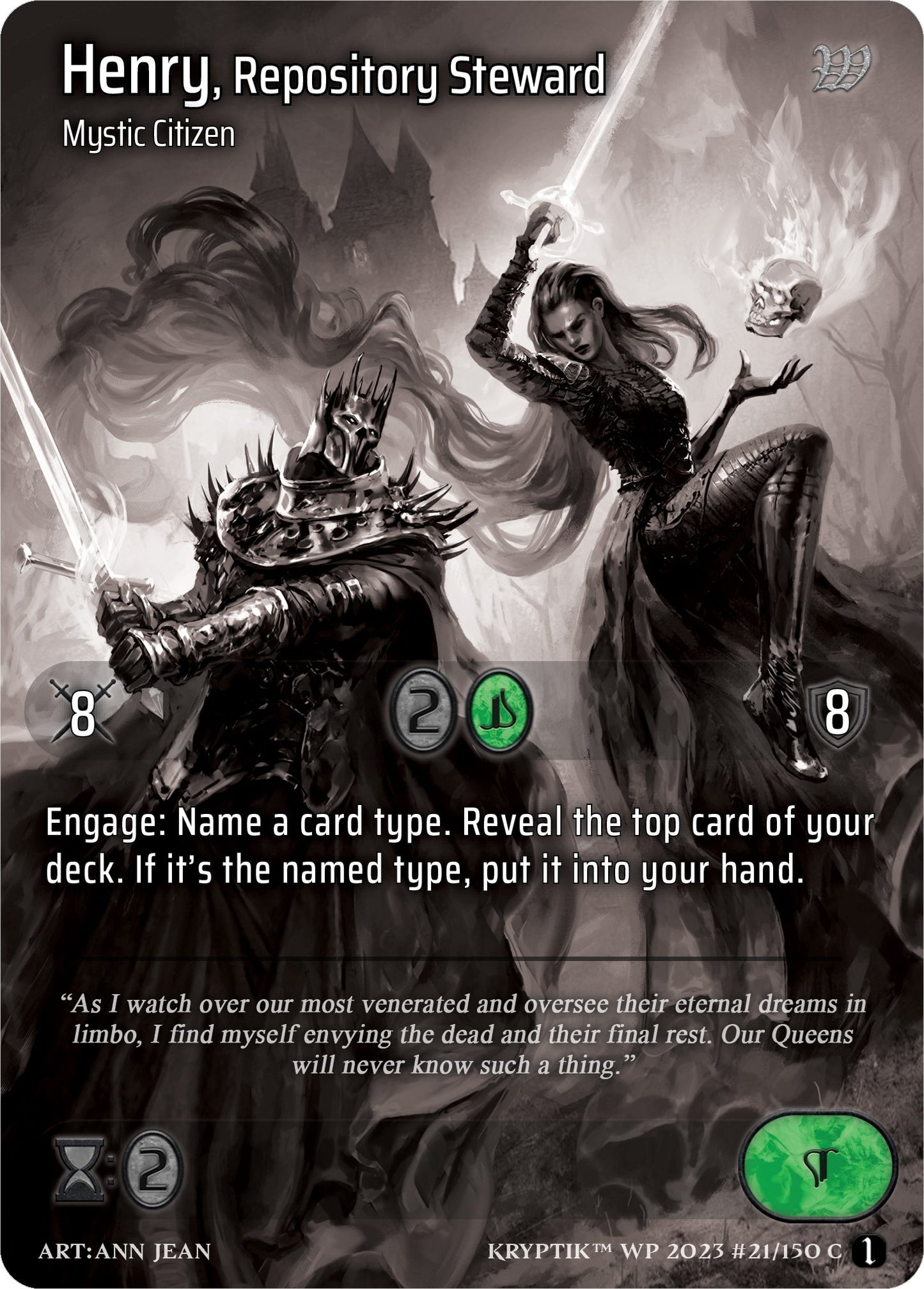 Henry Repository Steward (Cosmo Foil) (21) [KPTGC] - Kryptik TCG Single