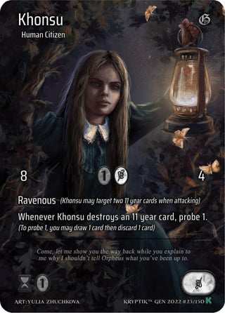 Khonsu (Full Art) (23) [KPT] - Kryptik TCG Single