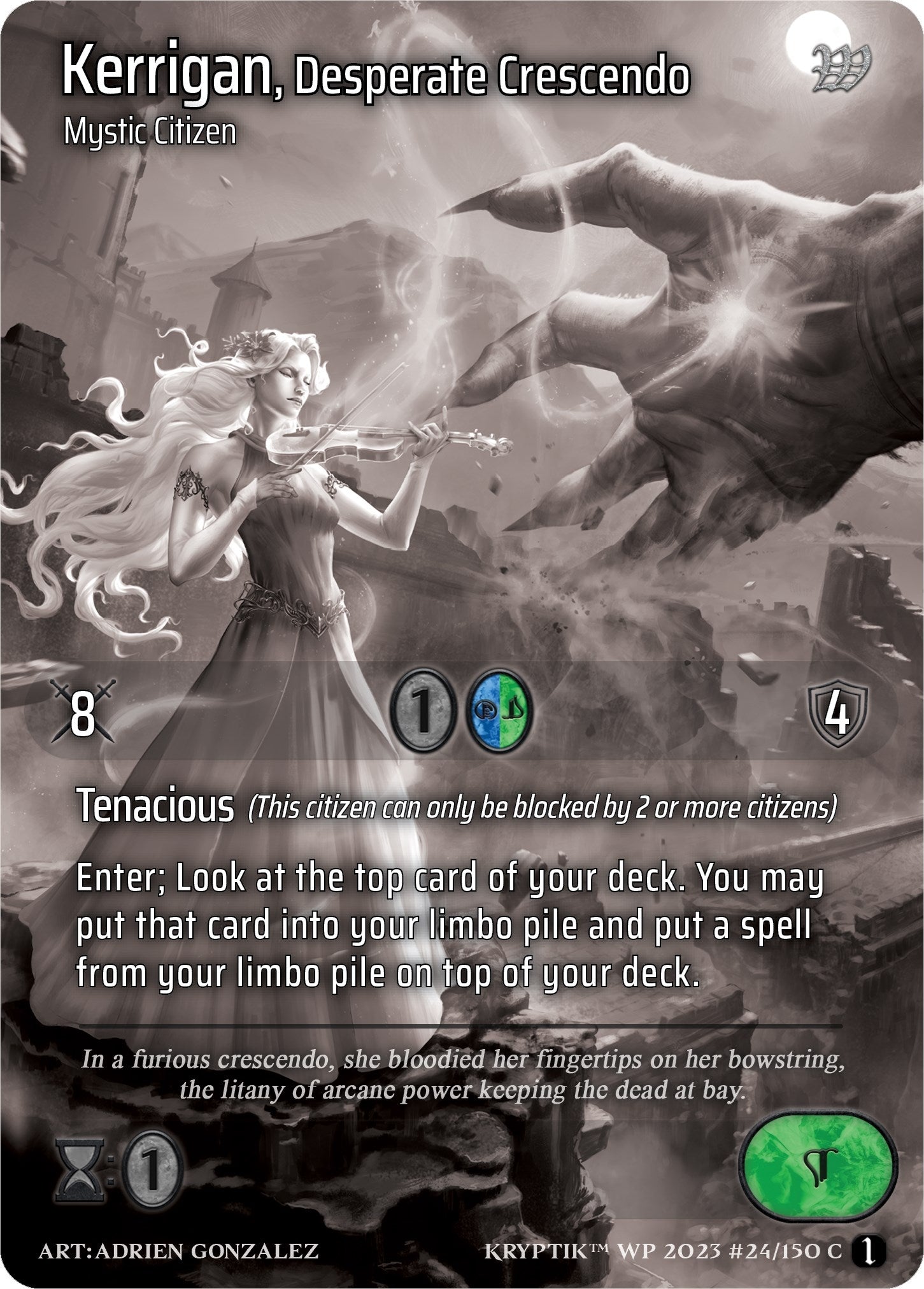 Kerrigan Desperate Crescendo (Cosmo Foil) (24) [KPTGC] - Kryptik TCG Single