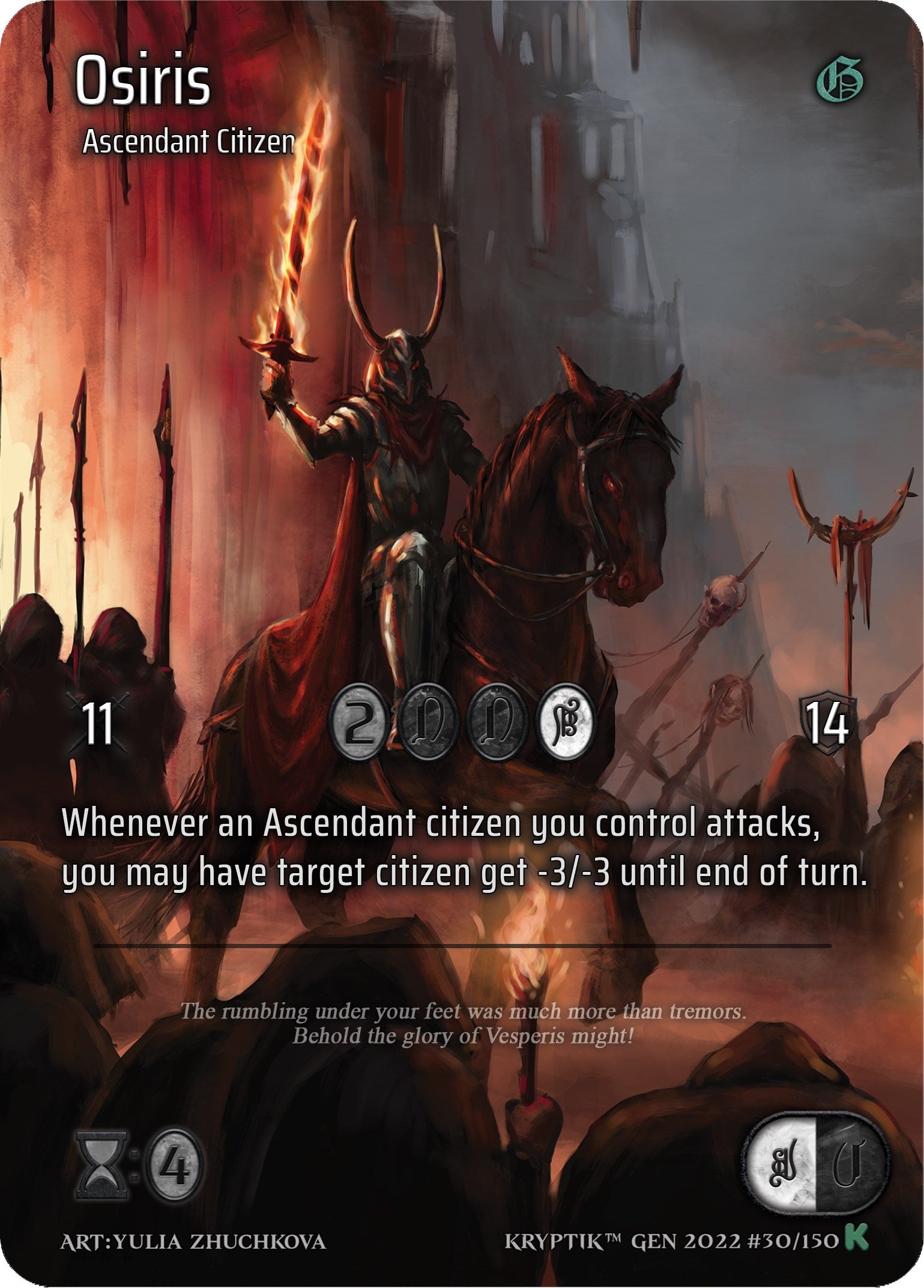 Osiris (Full Art) (30) [KPT] - Kryptik TCG Single