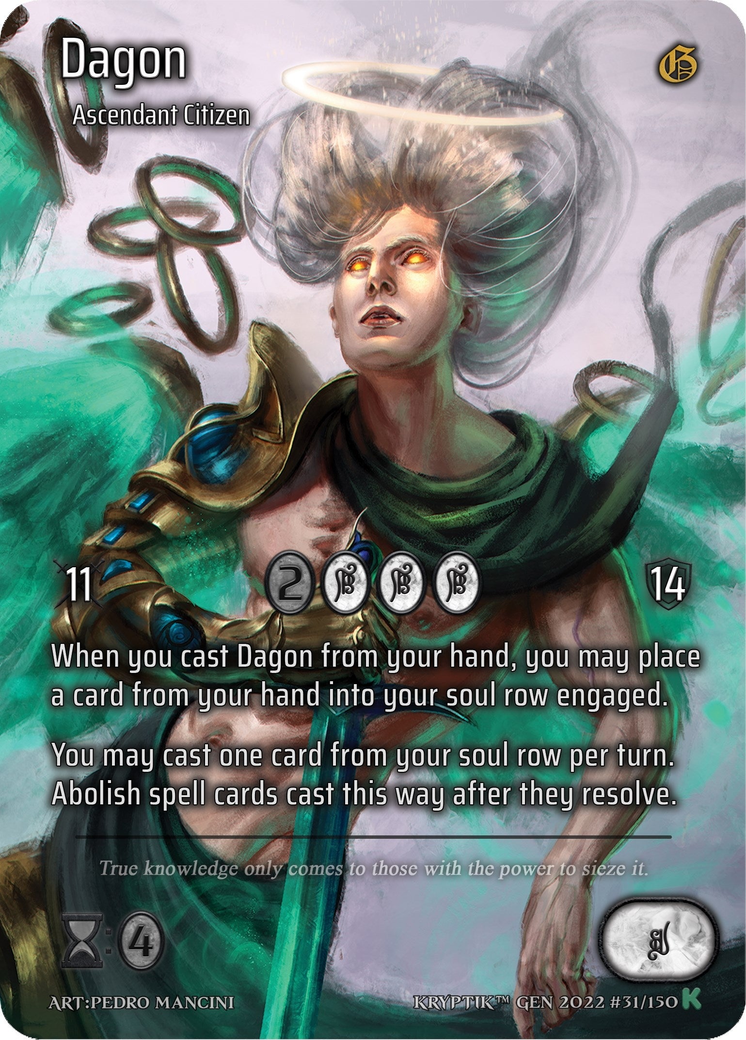 Dagon (Full Art) (31) [KPT] - Kryptik TCG Single