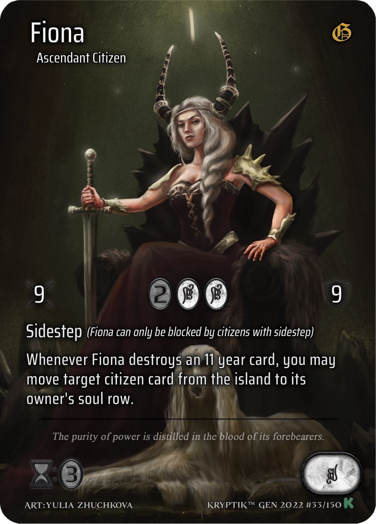 Fiona (Full Art) (33) [KPT] - Kryptik TCG Single