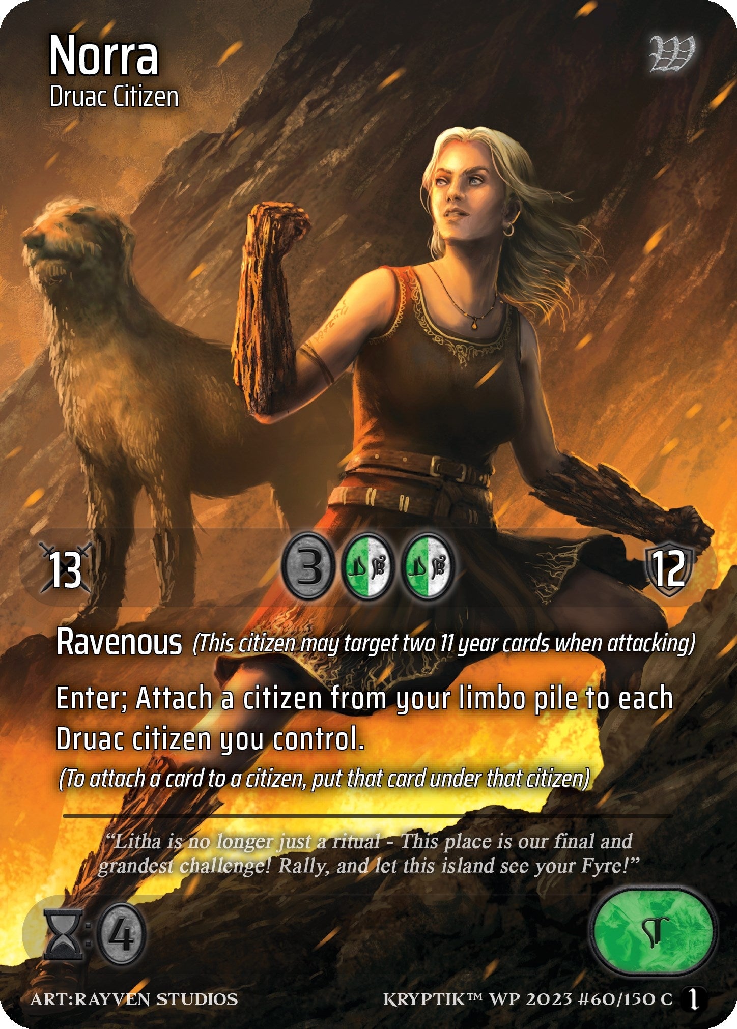 Norra (Cosmo Foil) (60) - Kryptik TCG Single