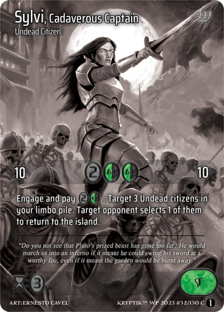 Sylvi Cadaverous Captain (Cosmo Foil) (32) [KPTGC] - Kryptik TCG Single