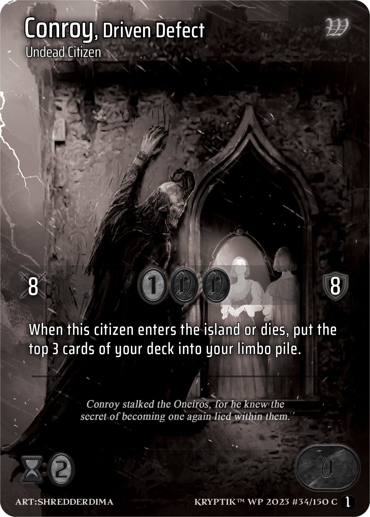 Conroy Driven Defect (Cosmo Foil) (34) [KPTGC] - Kryptik TCG Single