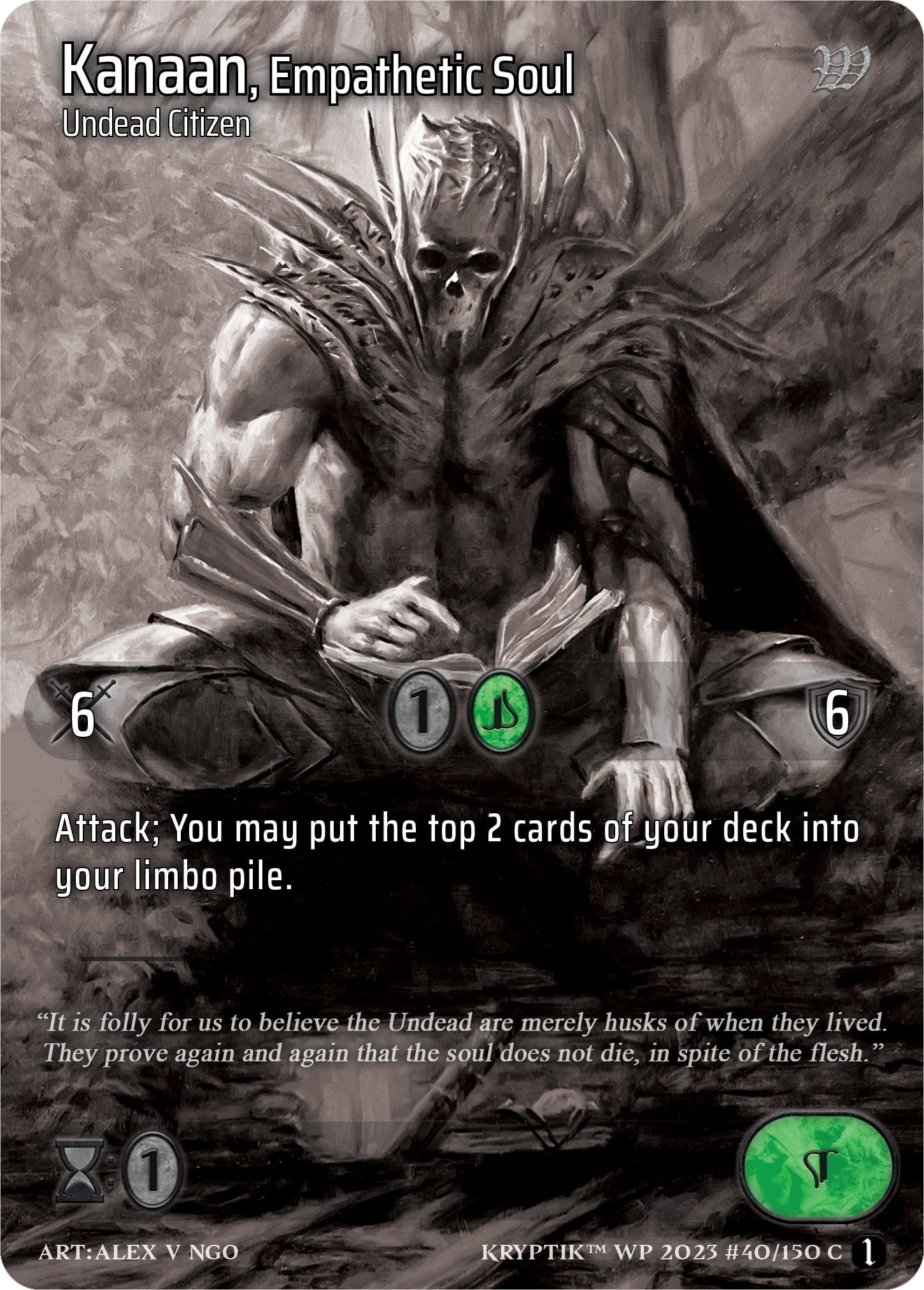 Kanaan Empathetic Soul (Cosmo Foil) (40) [KPTGC] - Kryptik TCG Single