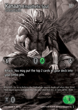 Kanaan Empathetic Soul (Cosmo Foil) (40) [KPTGC] - Kryptik TCG Single
