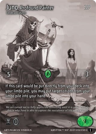 Juno Profound Painter (Cosmo Foil) (41) [KPTGC] - Kryptik TCG Single