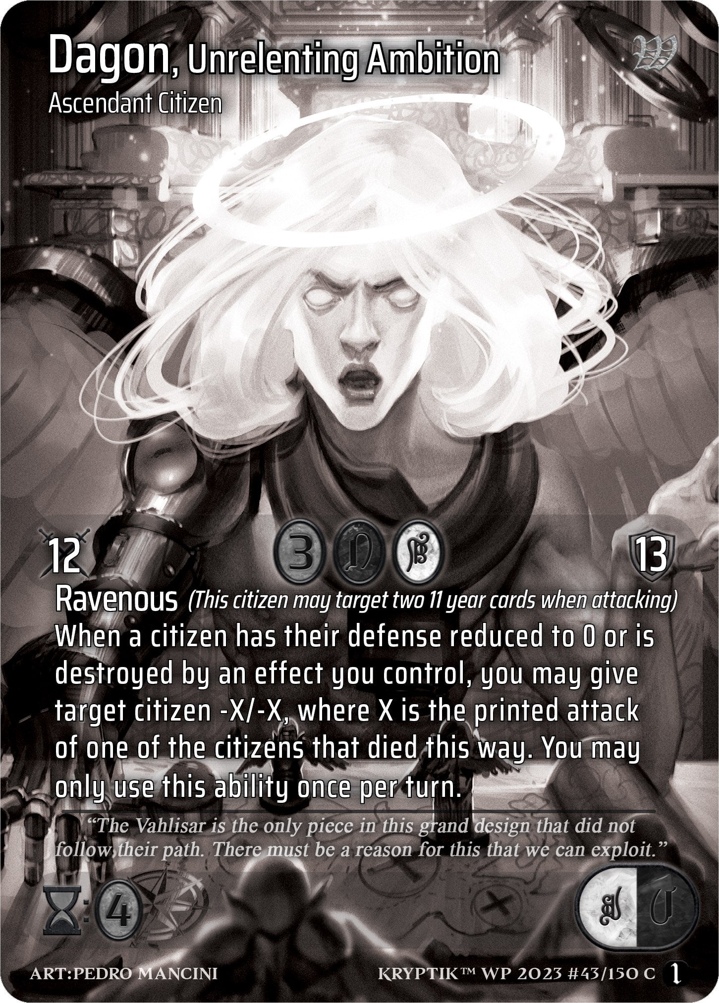 Dagon Unrelenting Ambition (Cosmo Foil) (43) [KPTGC] - Kryptik TCG Single