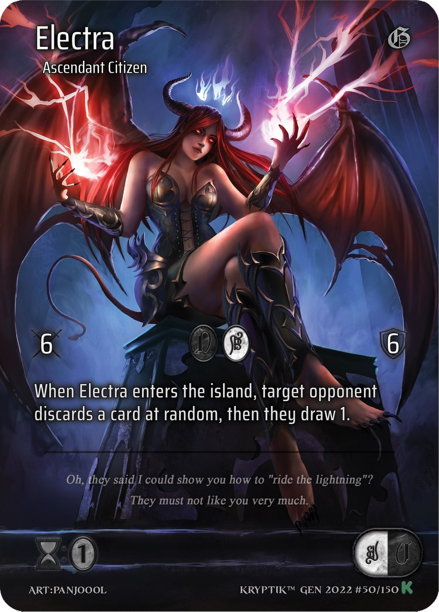Electra (Full Art) (50) [KPT] - Kryptik TCG Single