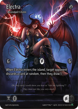 Electra (Full Art) (50) [KPT] - Kryptik TCG Single