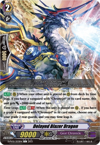 Delayed Blazer Dragon (1203) [D-PV01] - Cardfight Vanguard Single