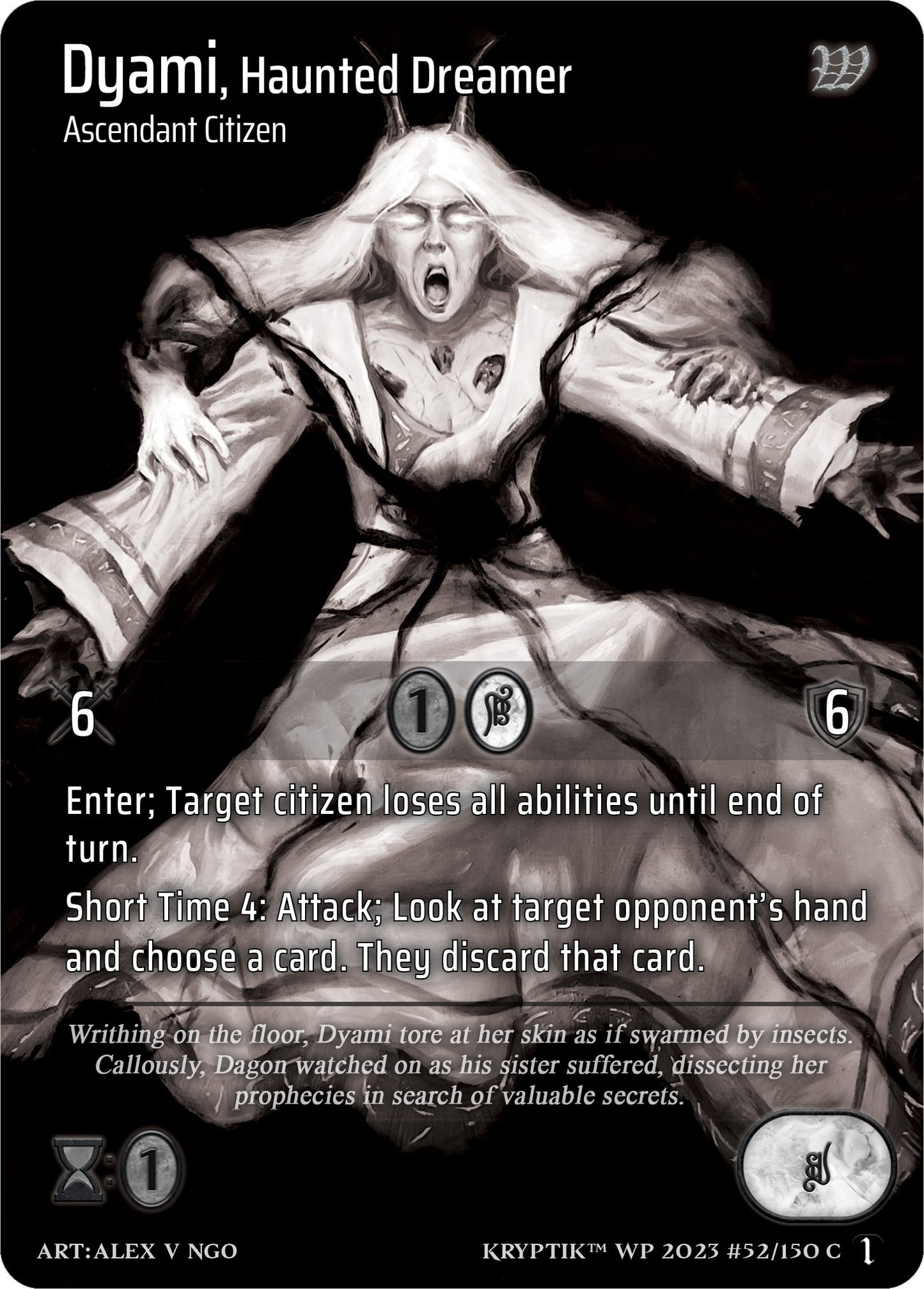 Dyami Haunted Dreamer (Cosmo Foil) (52) [KPTGC] - Kryptik TCG Single