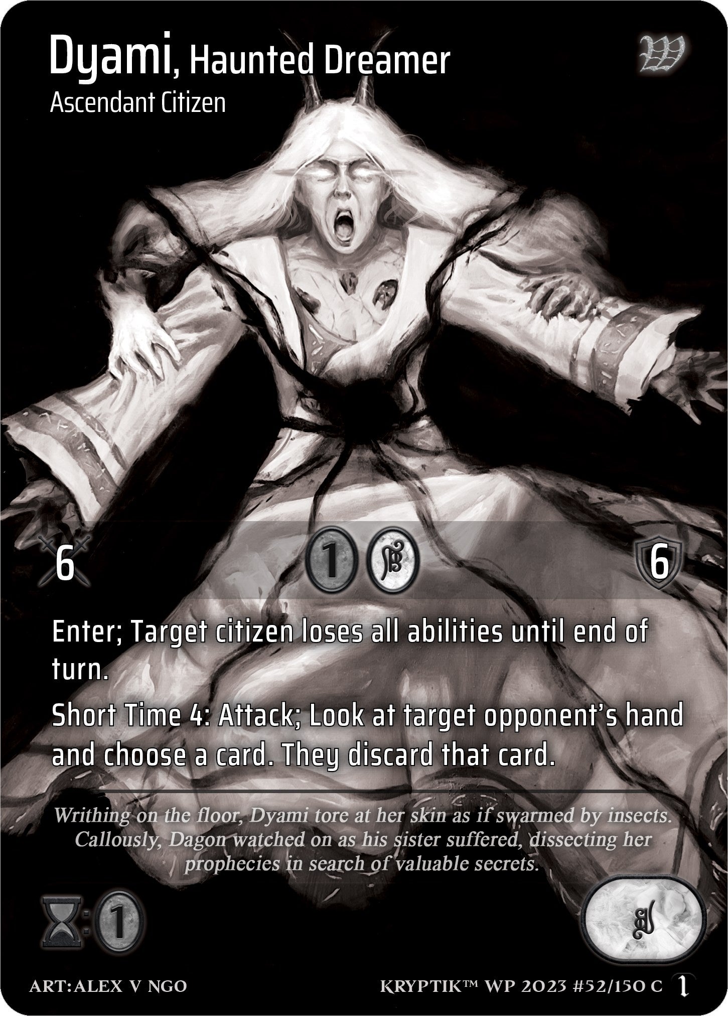Dyami Haunted Dreamer (Cosmo Foil) (52) [KPTGC] - Kryptik TCG Single