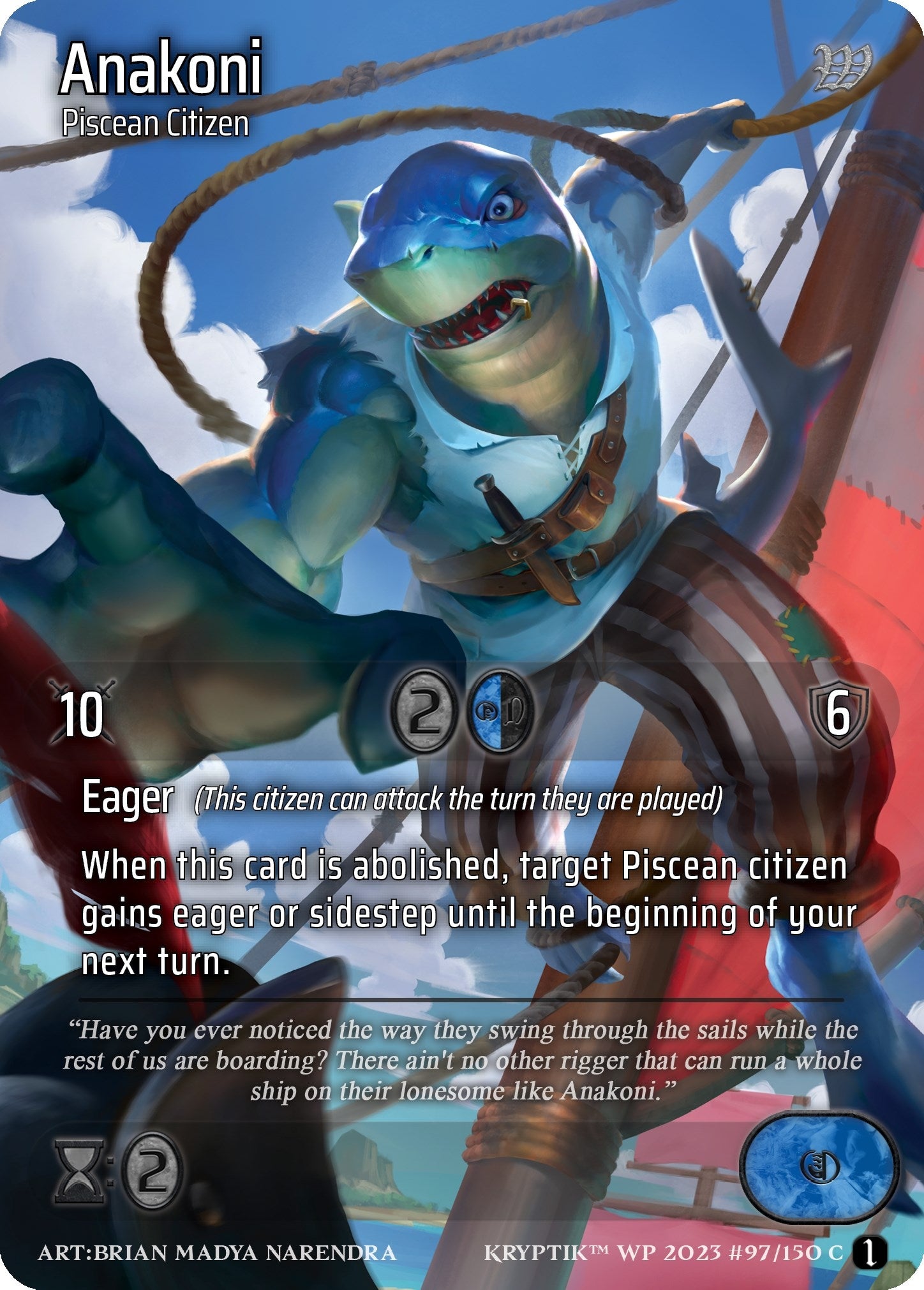 Anakoni (Cosmo Foil) (97) - Kryptik TCG Single