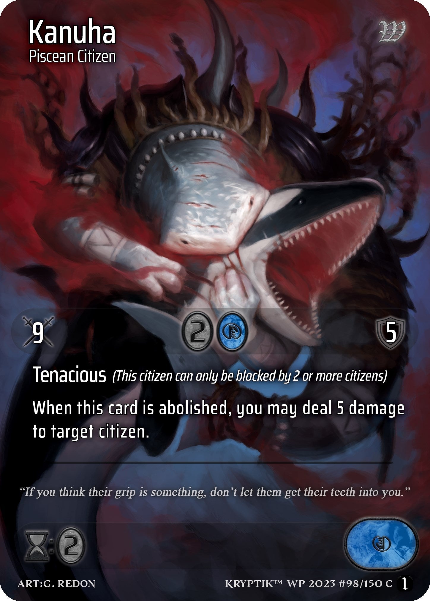Kanuha (Cosmo Foil) (98) - Kryptik TCG Single