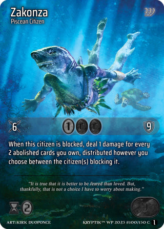 Zakonza (Cosmo Foil) (100) - Kryptik TCG Single