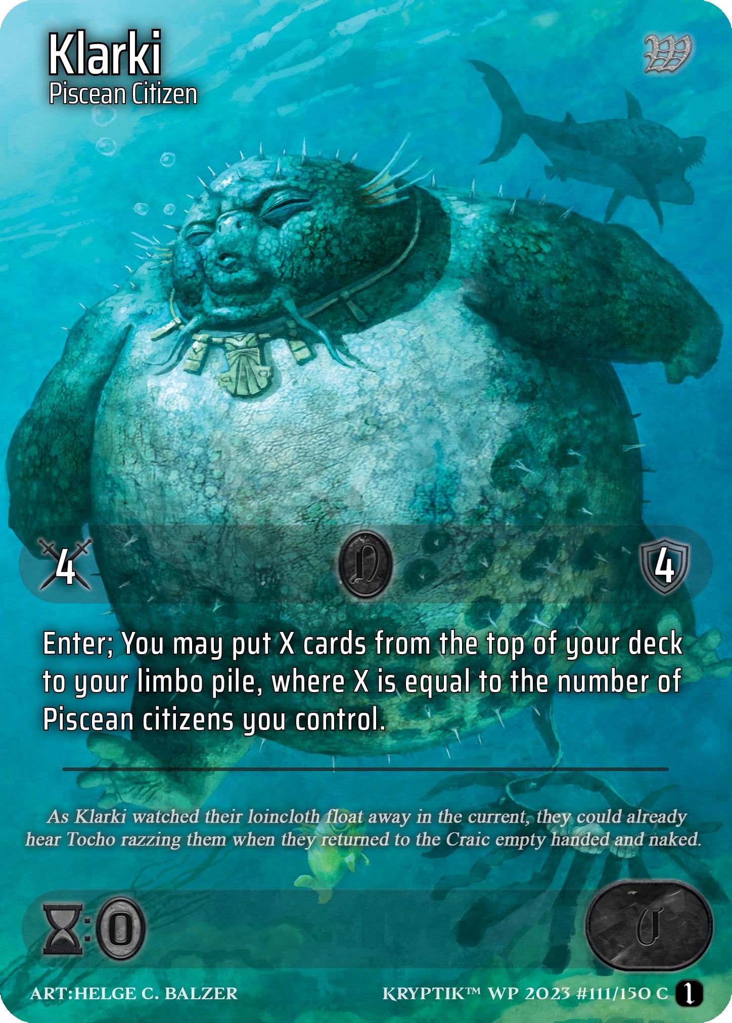Klarki (Cosmo Foil) (111) - Kryptik TCG Single