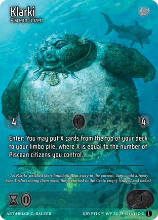 Klarki (Cosmo Foil) (111) - Kryptik TCG Single